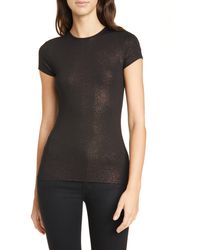 Ted Baker Fitted Shimmer Tee - Metallic