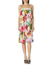 AFRM - Tabitha Lace Trim Midi Dress - Lyst