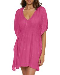 Becca - Radiance Woven Cover-up Tunic - Lyst