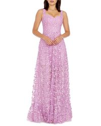 Dress the Population - Anabel Semisheer Sweetheart Neck Gown - Lyst