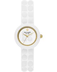 Kate Spade - Mini Park Row Silicone Strap Watch - Lyst