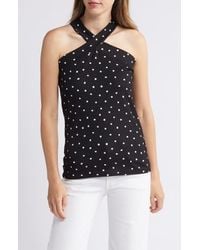 Loveappella - Polka Dot Halter Top - Lyst