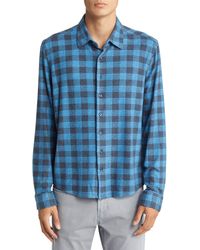 Stone Rose - Dry Touch® Performance Buffalo Check Fleece Button-up Shirt - Lyst