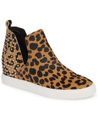 coin hidden wedge sneaker