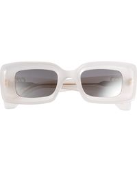 Loewe - Chunky Anagram 46Mm Rectangular Sunglasses - Lyst