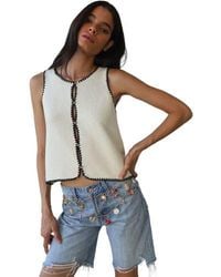 Callaghan - Mala Knit Stitch Tank Top - Lyst
