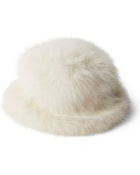 Free People - Ice Queen Faux Fur Bucket Hat - Lyst