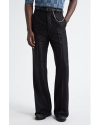 Amiri - Stripe Creased Flare Pants - Lyst