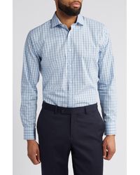 Nordstrom - Trim Fit Check Easy Care Dress Shirt - Lyst