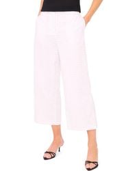 Halogen® - Eyelet Crop Straight Leg Pants - Lyst