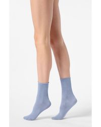 Oroblu - Nives Wool Blend Crew Socks - Lyst