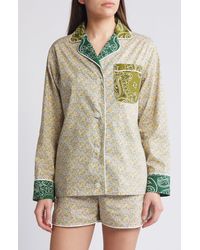 Call it By Your Name - X Liberty London Mixed Print Pajama Shirt - Lyst