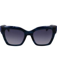 Longchamp - Medallion 52Mm Modified Rectangular Sunglasses - Lyst