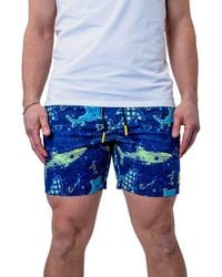 Maceoo - Lion Shark Swim Trunks - Lyst