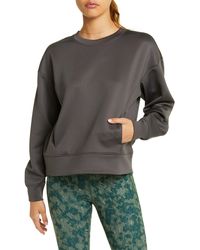 Zella - Luxe Pocket Sweatshirt - Lyst