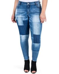 Standards & Practices - Isabel Colorblock Skinny Jeans - Lyst