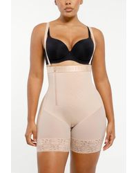 Shapellx - Postpartum Side Zipper Support Shorts - Lyst