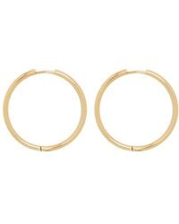 Hey Harper - Thin Ruby Earrings - Lyst