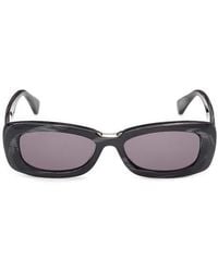 Max Mara - 53Mm Rectangular Sunglasses - Lyst