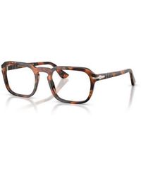 Persol - 54Mm Square Optical Glasses - Lyst