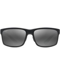 Maui Jim - Pokowai Arch 58mm Polarized Rectangular Sunglasses - Lyst