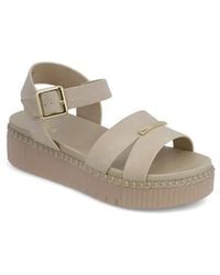 MIA - Jacklyn Ankle Strap Platform Sandal - Lyst
