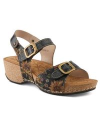 Spring Step - Osuna Ankle Strap Platform Sandal - Lyst