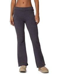 Edikted - Plush Flare Leg Pants - Lyst