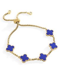 Mint & Lily - Clover Enamel Bracelet - Lyst