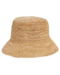 LSPACE - Isadora Straw Bucket Hat - Lyst