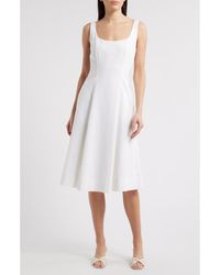 Charles Henry - Sleeveless Fit & Flare Dress - Lyst