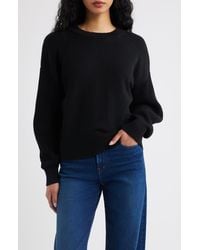 Madewell - Rib Drop Shoulder Crewneck Sweater - Lyst