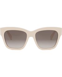 Celine - Triomphe 55mm Gradient Geometric Sunglasses - Lyst