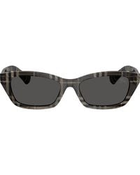 Burberry - 52Mm Rectangular Sunglasses - Lyst