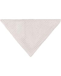 Maje - Rhinestone Wool Triangle Scarf - Lyst