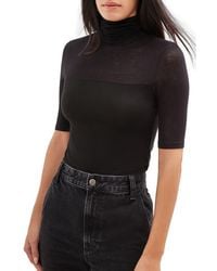 MARCELLA - Niko Jersey Turtleneck Top - Lyst