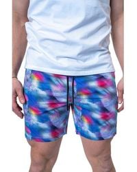 Maceoo - Swim Lion Haze Multi Swim Trunks - Lyst