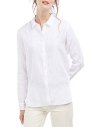 Barbour - Marine Linen Button-up Shirt - Lyst