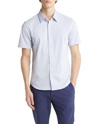 Theory - Irving Short Sleeve Button-up Shirt - Lyst