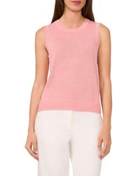 Halogen® - Crewneck Sweater Tank - Lyst