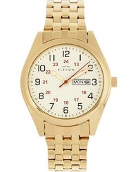 Elevon Watches - Gann Bracelet Watch W/Day/Date - Lyst