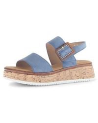 Gabor - Slingback Wedge Sandal - Lyst
