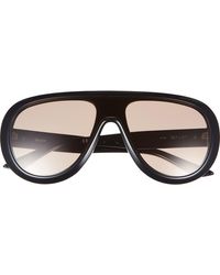 Quay - Set List 134Mm Aviator Shield Sunglasses - Lyst