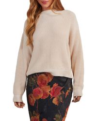 Vici Collection - Marlena Ribbed Oversize Sweater - Lyst