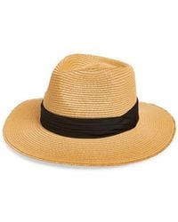 Nordstrom - Fray Edge Packable Panama Hat - Lyst