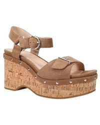 Pelle Moda - Ciana Ankle Strap Platform Wedge Sandal - Lyst