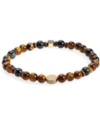 Caputo & Co. - Evil Eye Beaded Stretch Bracelet - Lyst