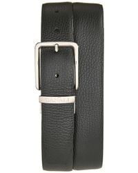 Canali - Reversible Grained Leather Belt - Lyst