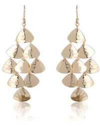 BCBGMAXAZRIA - Eneration Layered Triangle Drop Earrings - Lyst