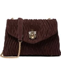 Dune - Darling Matelassé Suede Crossbody Bag - Lyst